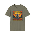 Brewed Somewhere Beautiful Poster Style T-shirt