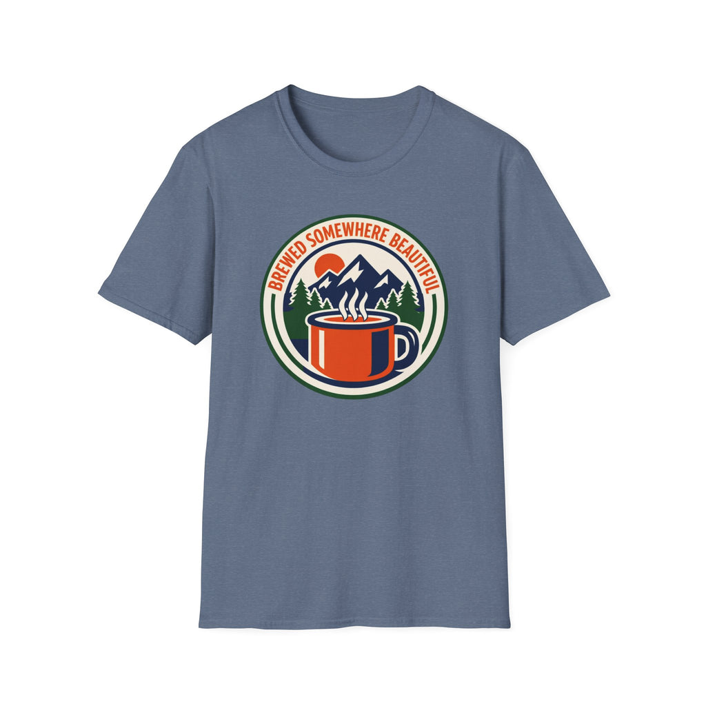 Brewed Somewhere Beautiful Emblem T-Shirt