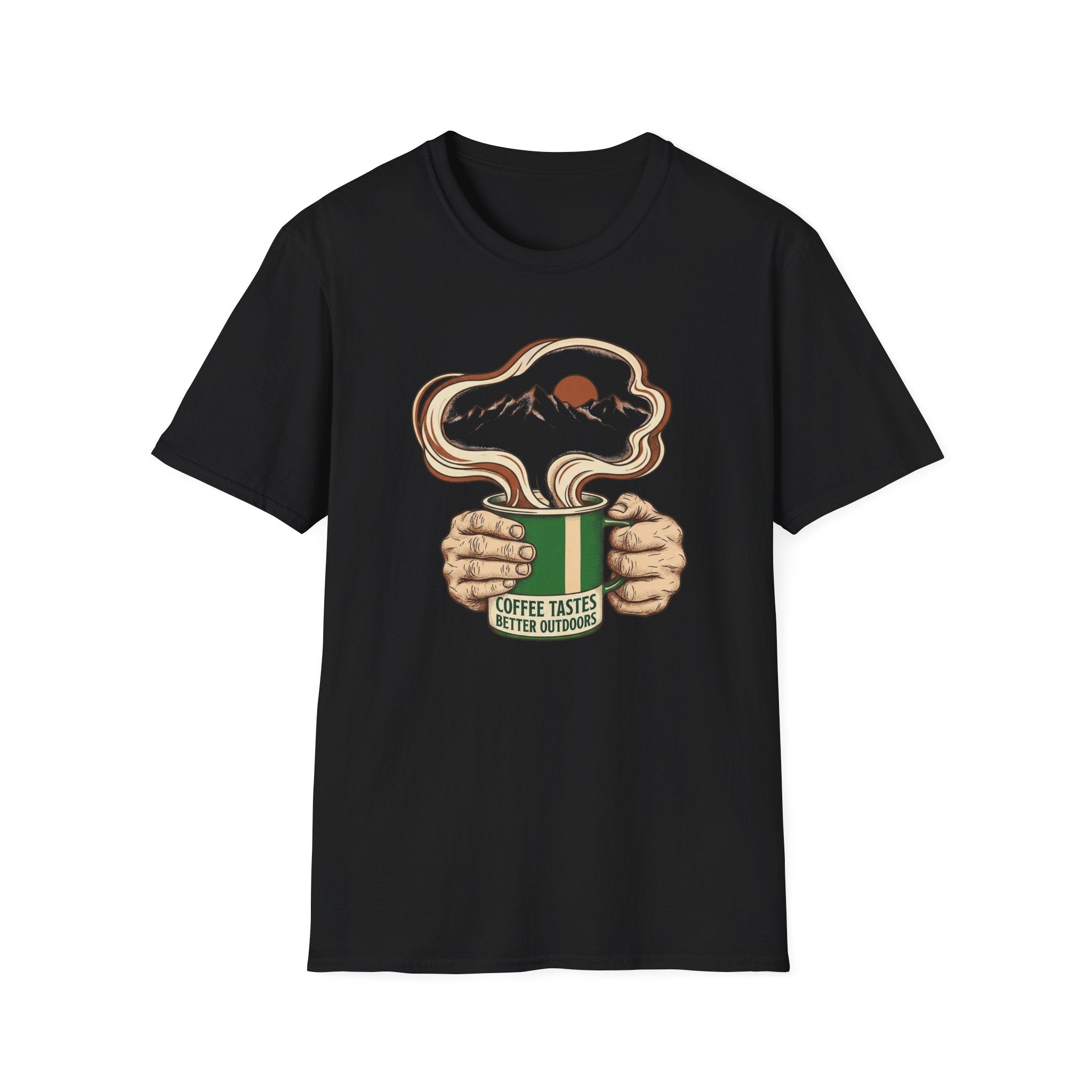 Coffee Tastes Better Outdoors T-Shirt