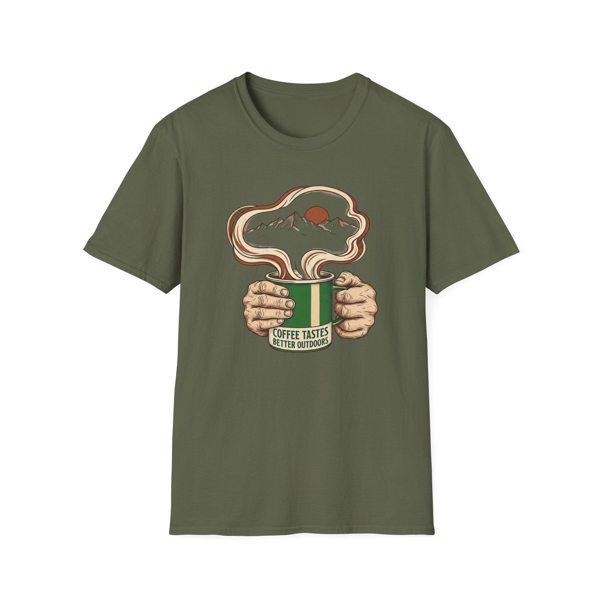 Coffee Tastes Better Outdoors T-Shirt
