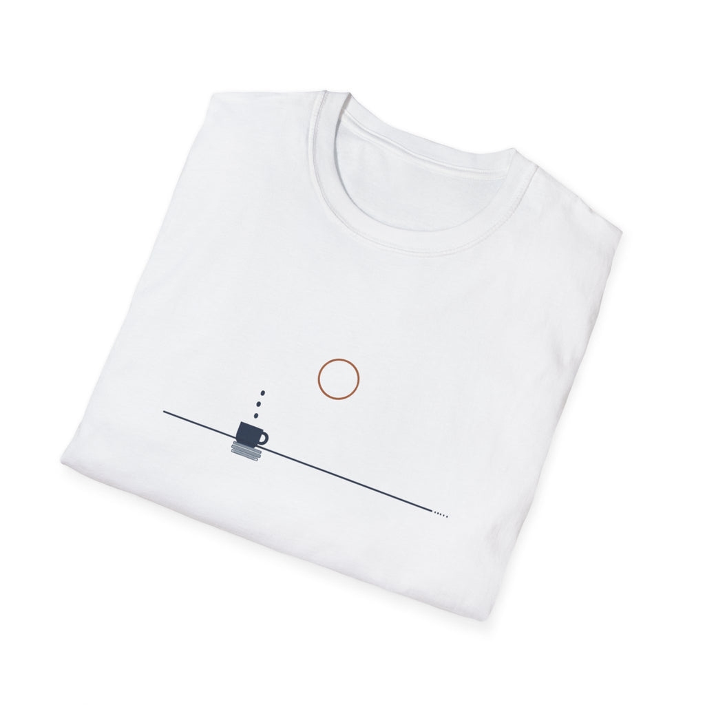 Coffee Morning Sunrise Minimalist T-Shirt