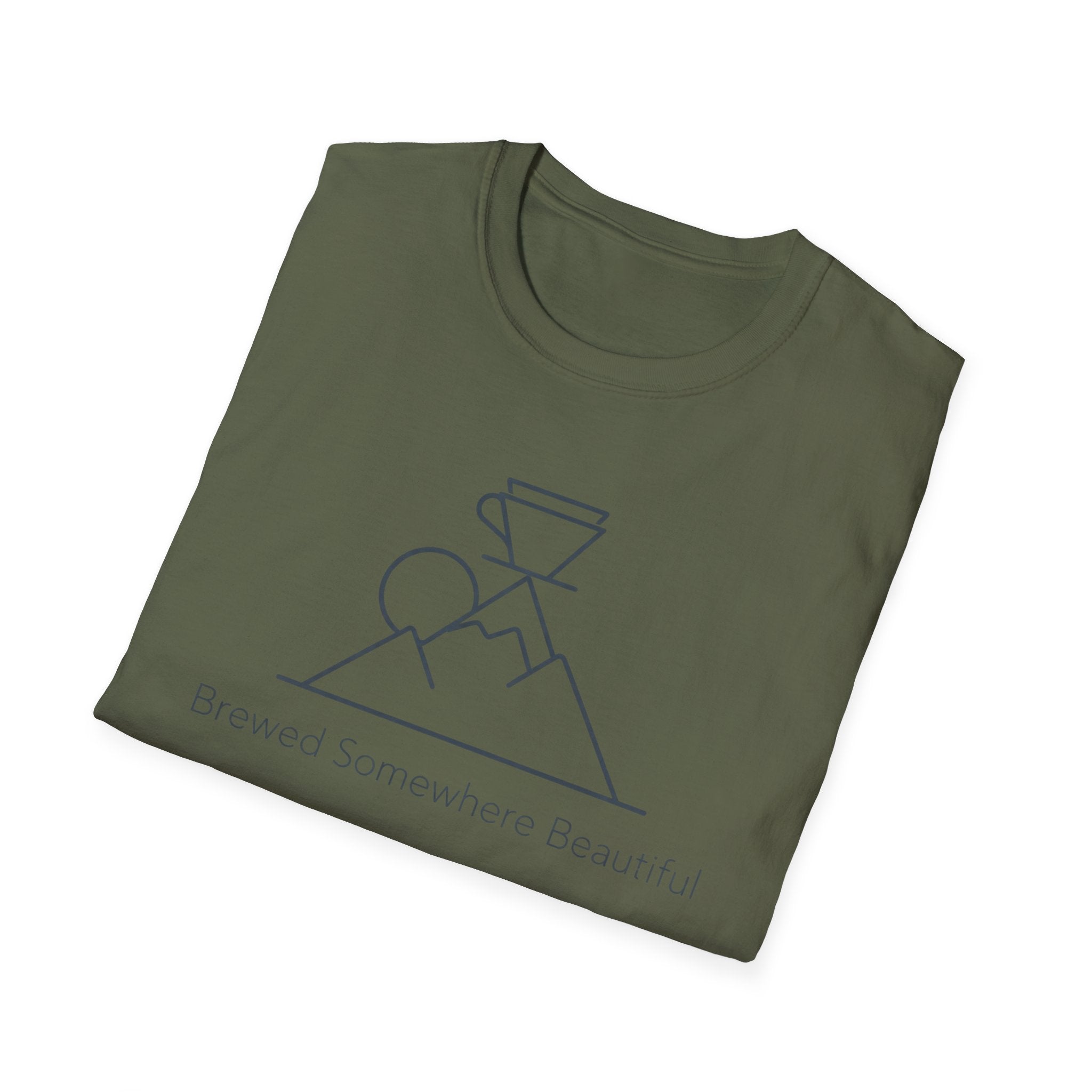 Brewed Somewhere Beautiful  T-Shirt