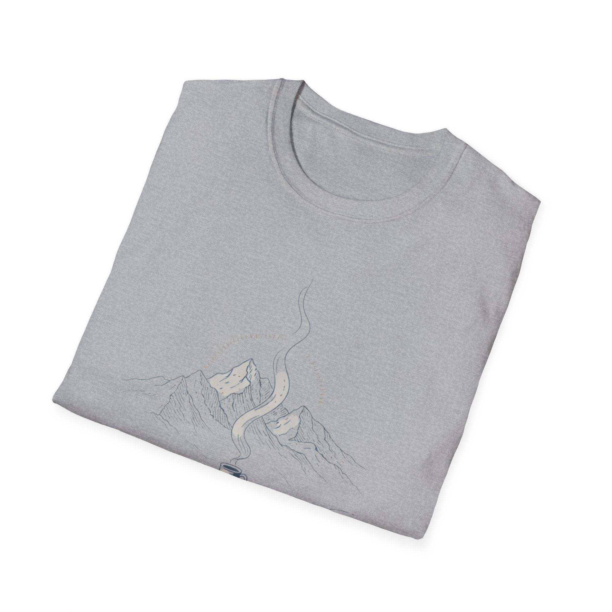 Brewed Somewhere Beautiful Mountains T-Shirt