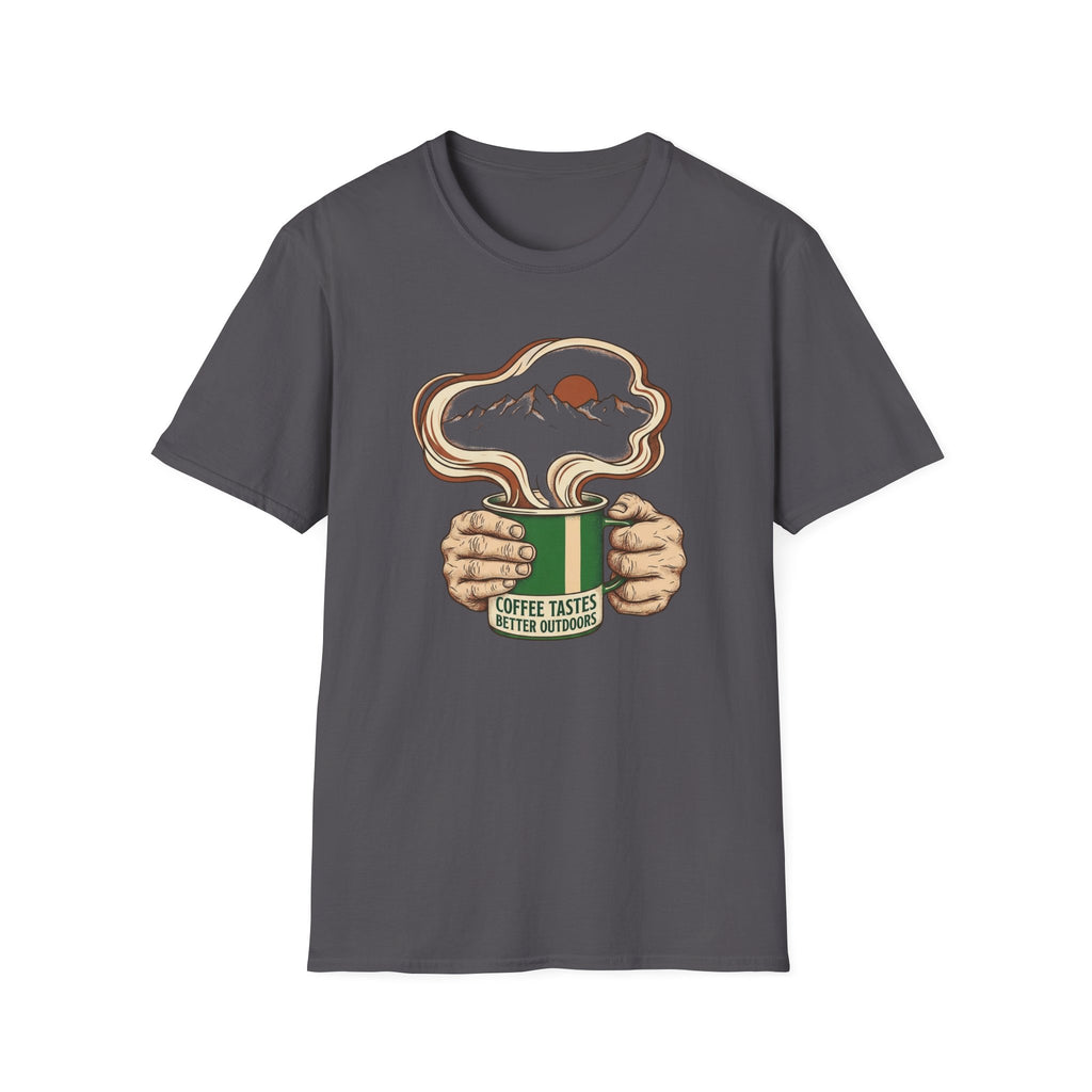 Coffee Tastes Better Outdoors T-Shirt