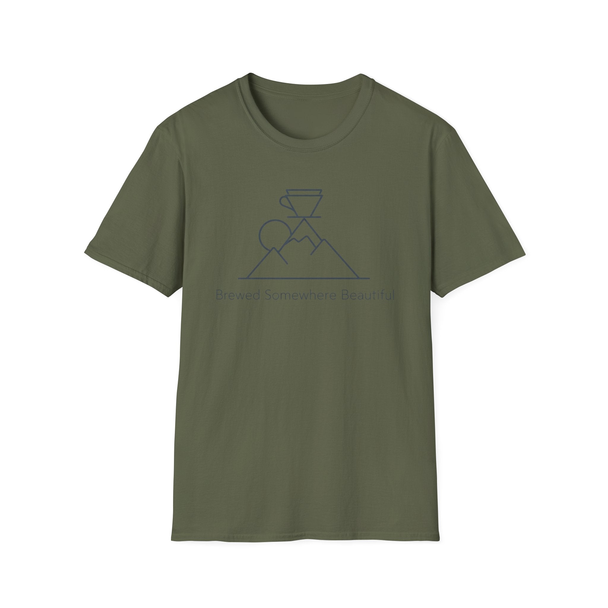 Brewed Somewhere Beautiful  T-Shirt