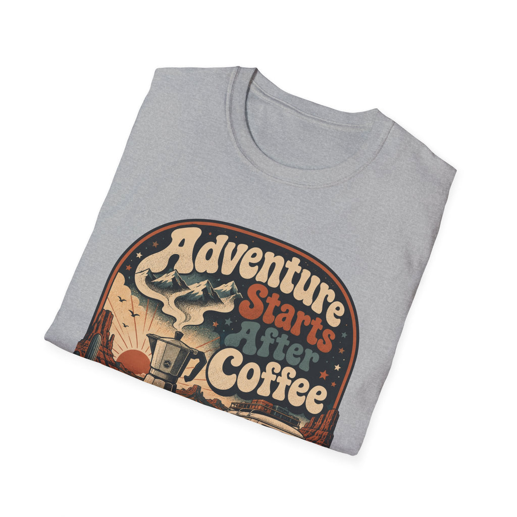 Adventure Starts After Coffee T-Shirt