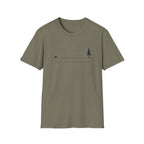 Coffee Tastes Better Outdoors Minimalism T-Shirt