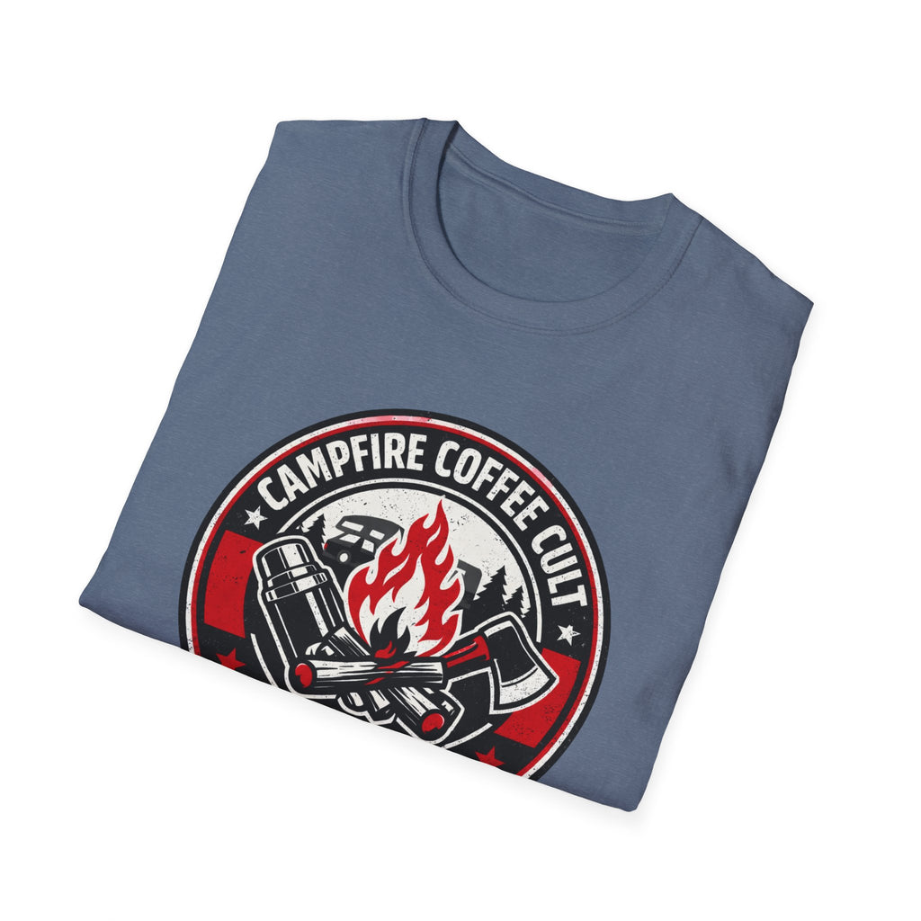 Campfire Coffee Cult Rise & Grind Emblem T-Shirt