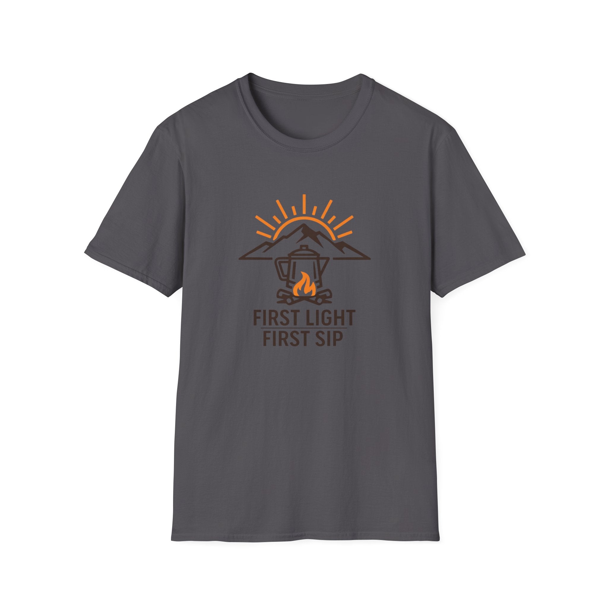First Light, First Sip Illustration T-Shirt