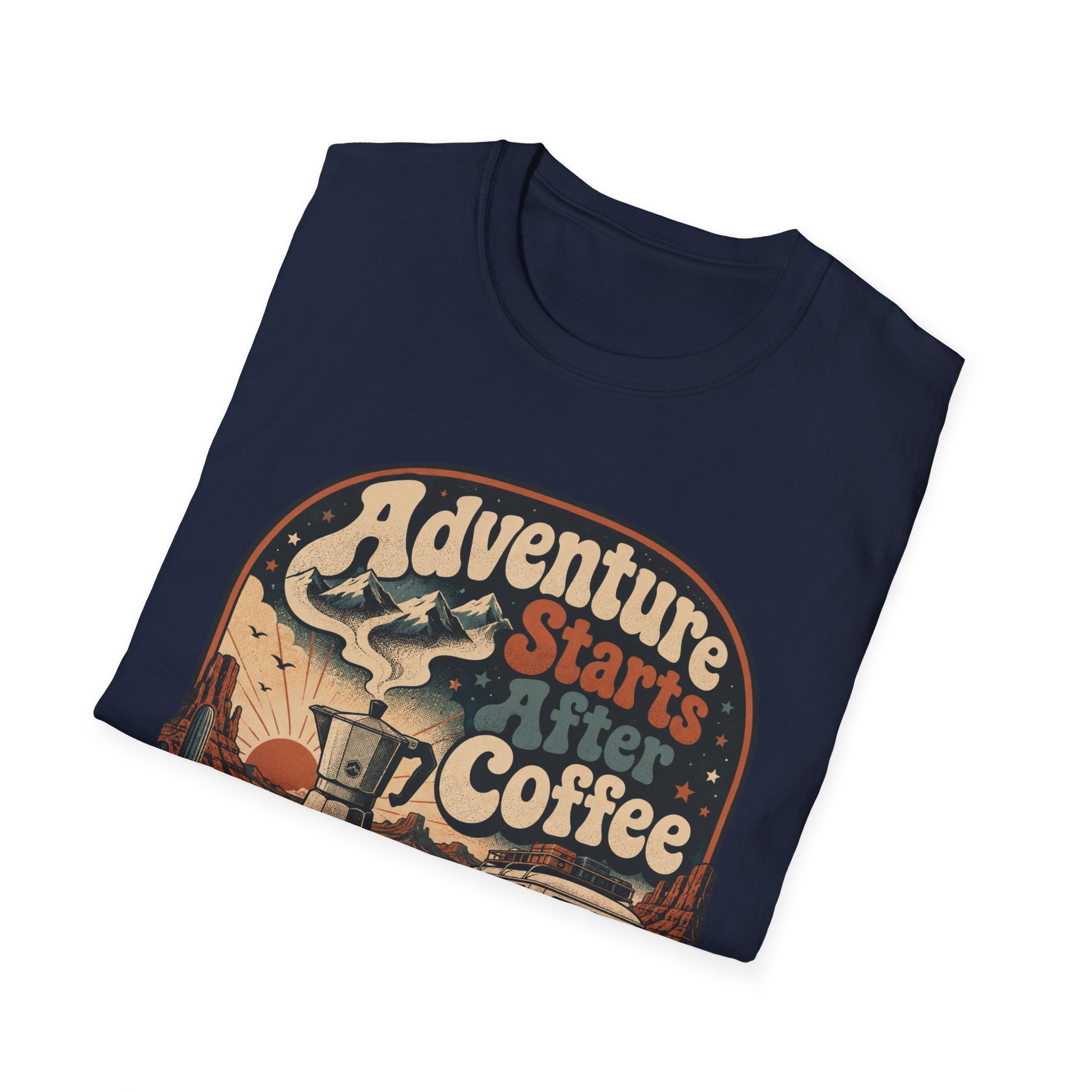 Adventure Starts After Coffee T-Shirt