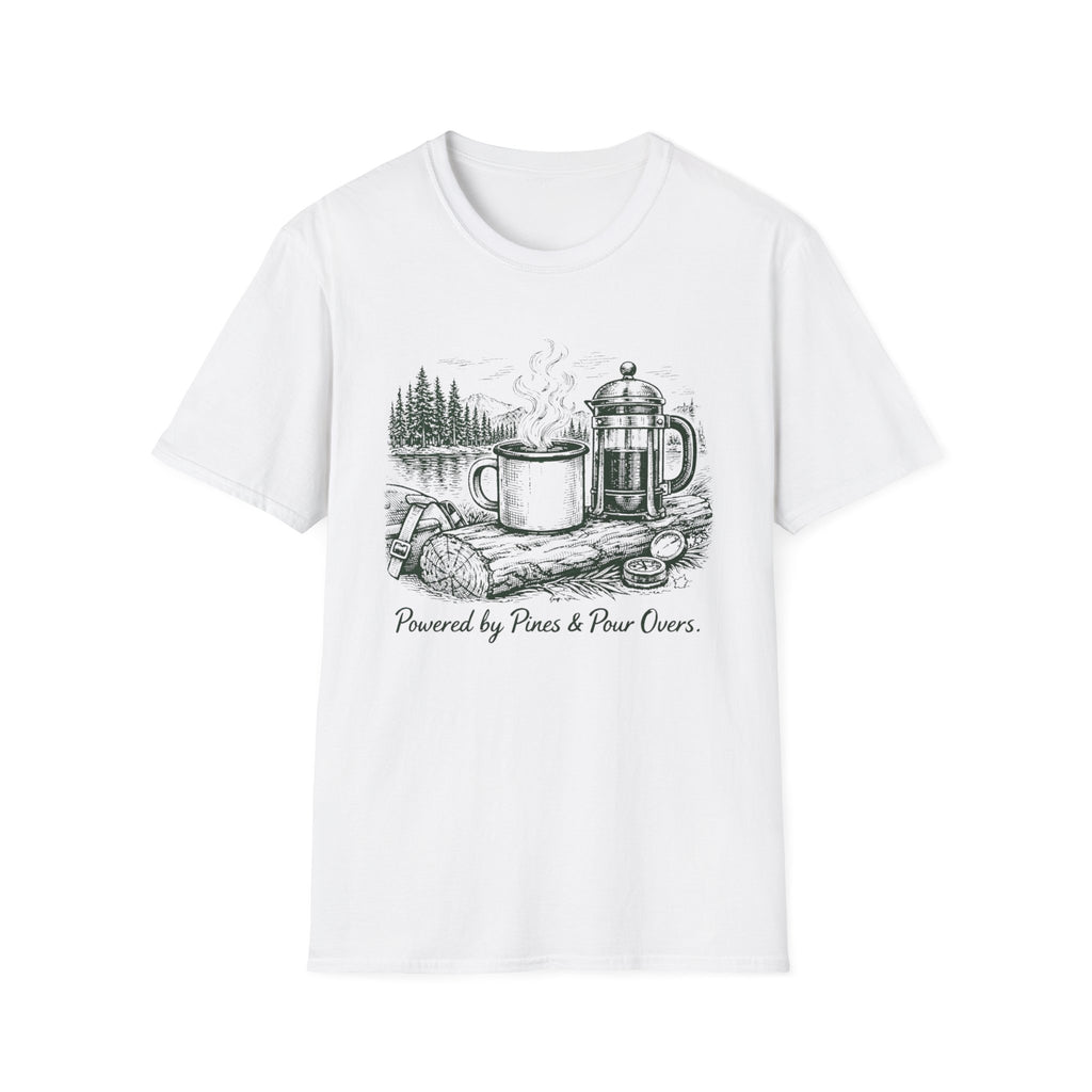Powered By Pines & Pour Overs T-Shirt