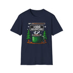 +100 Adventure Pixel Art Retro Gamer Camp Mug T-shirt