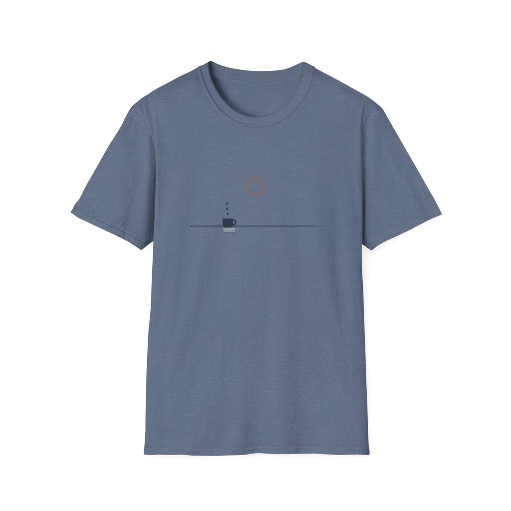 Coffee Morning Sunrise Minimalist T-Shirt