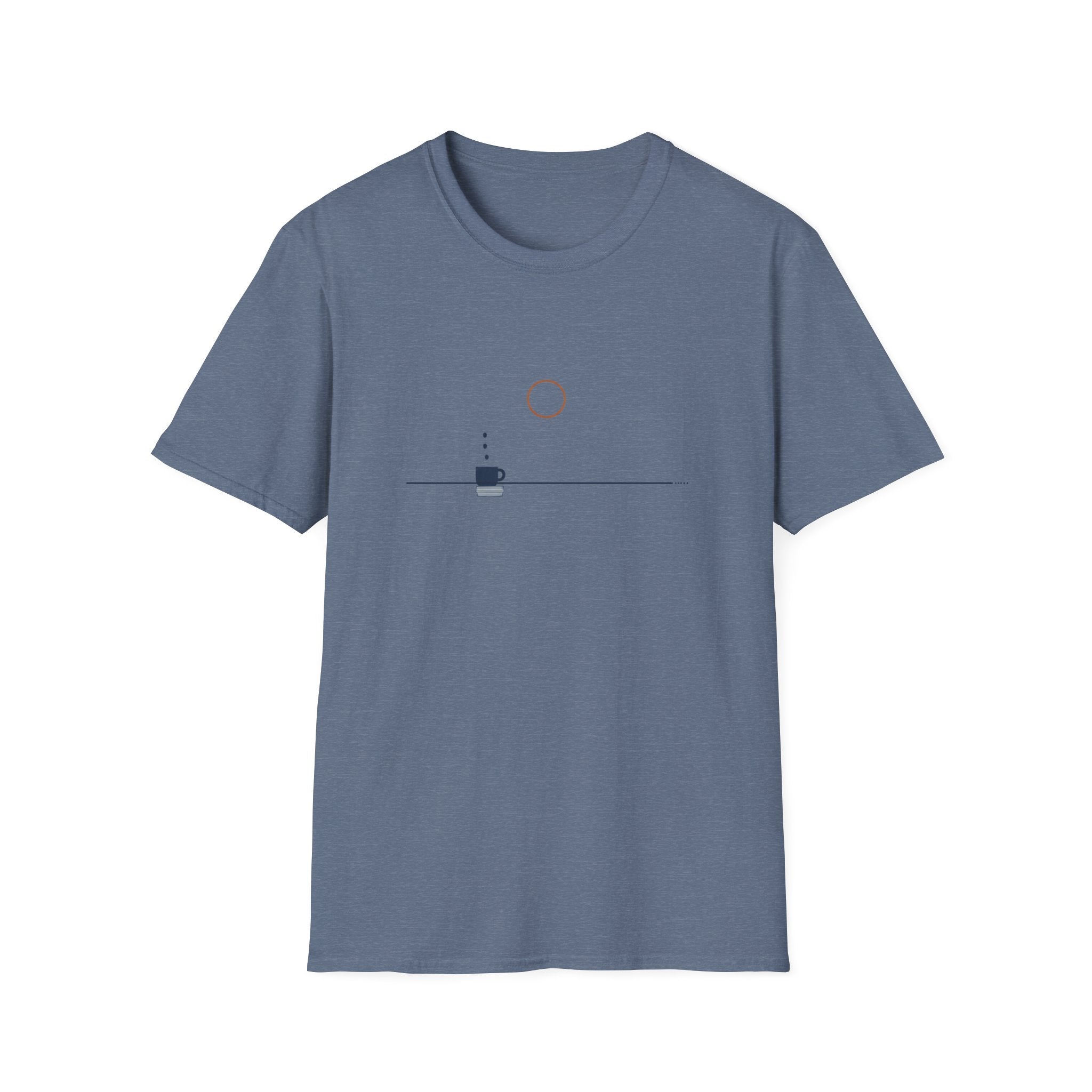 Coffee Morning Sunrise Minimalist T-Shirt