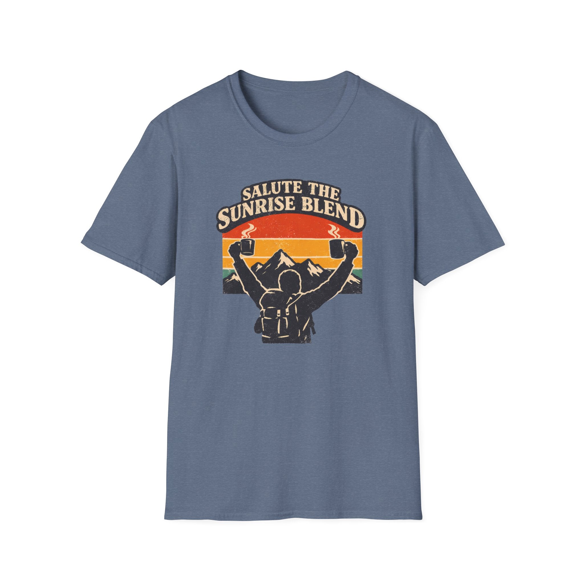Salute The Sunrise Blend Design T-Shirt