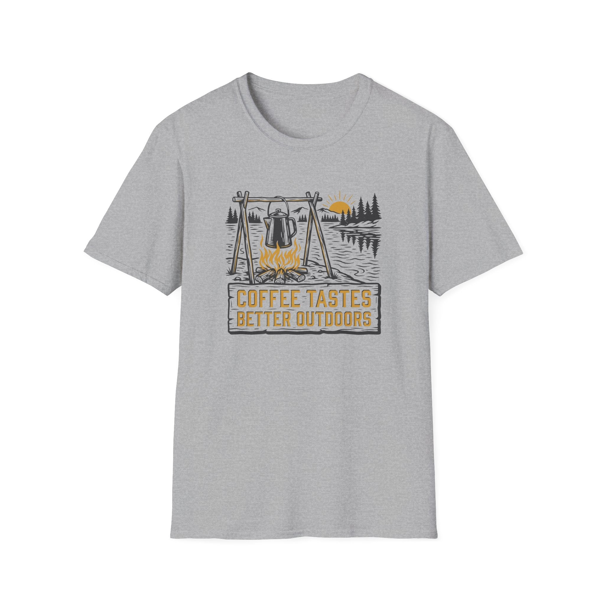 Coffee Tastes Better Outdoors T-Shirt