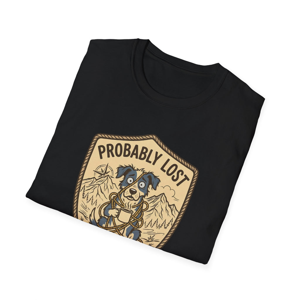Probably Lost Coffee Dog T-Shirt