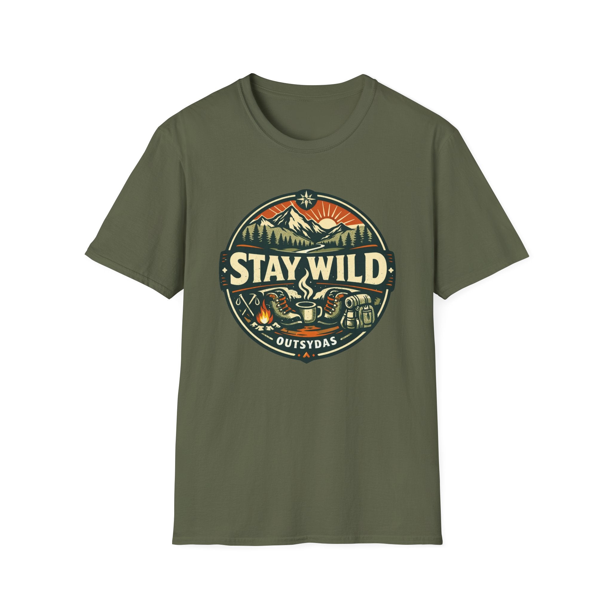 Stay Wild Outsydas T-Shirt Badge