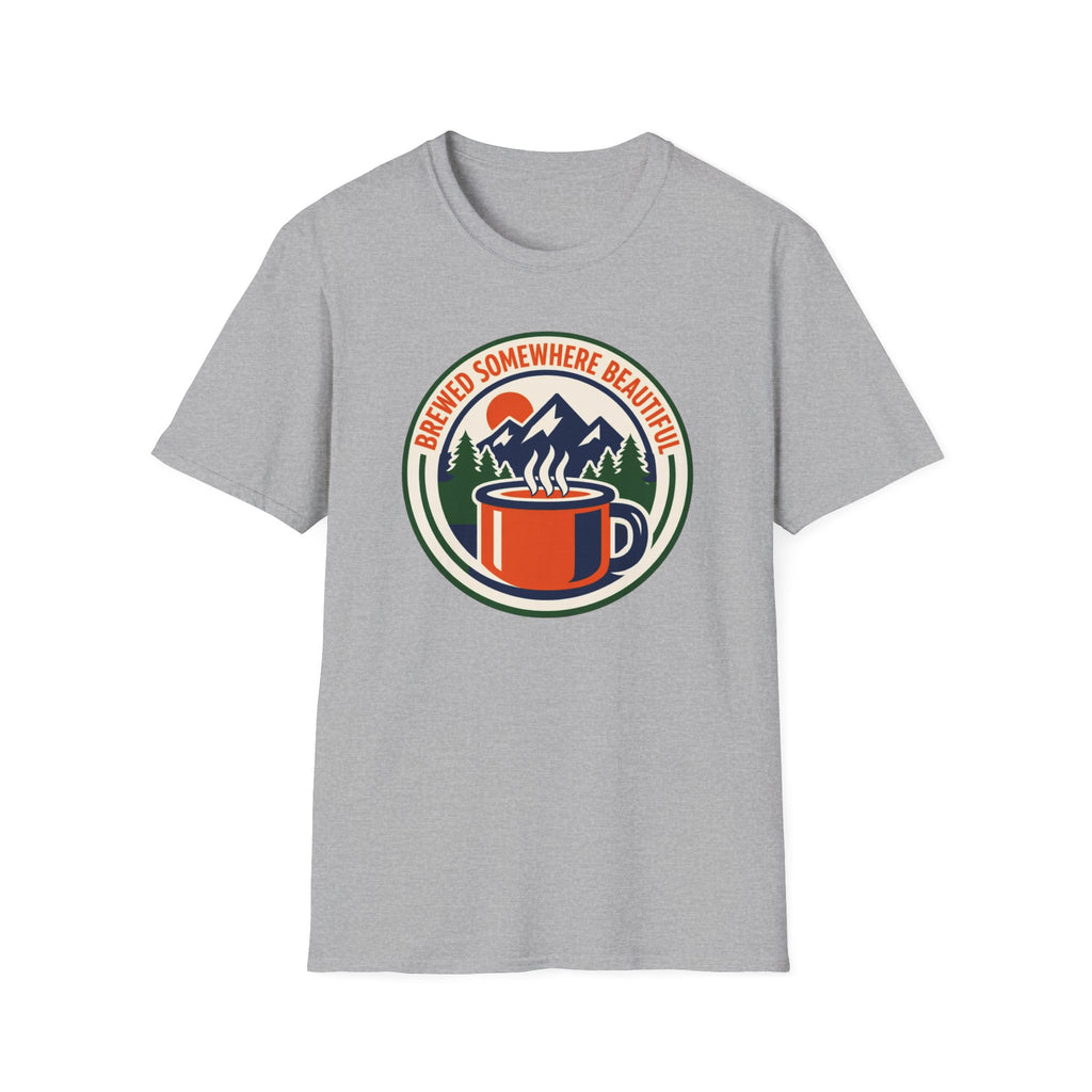 Brewed Somewhere Beautiful Emblem T-Shirt