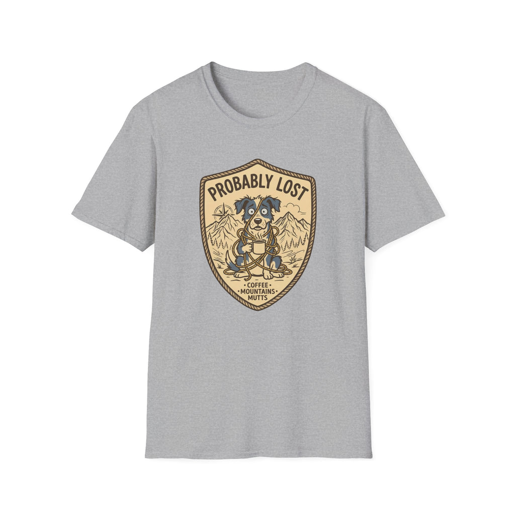Probably Lost Coffee Dog T-Shirt