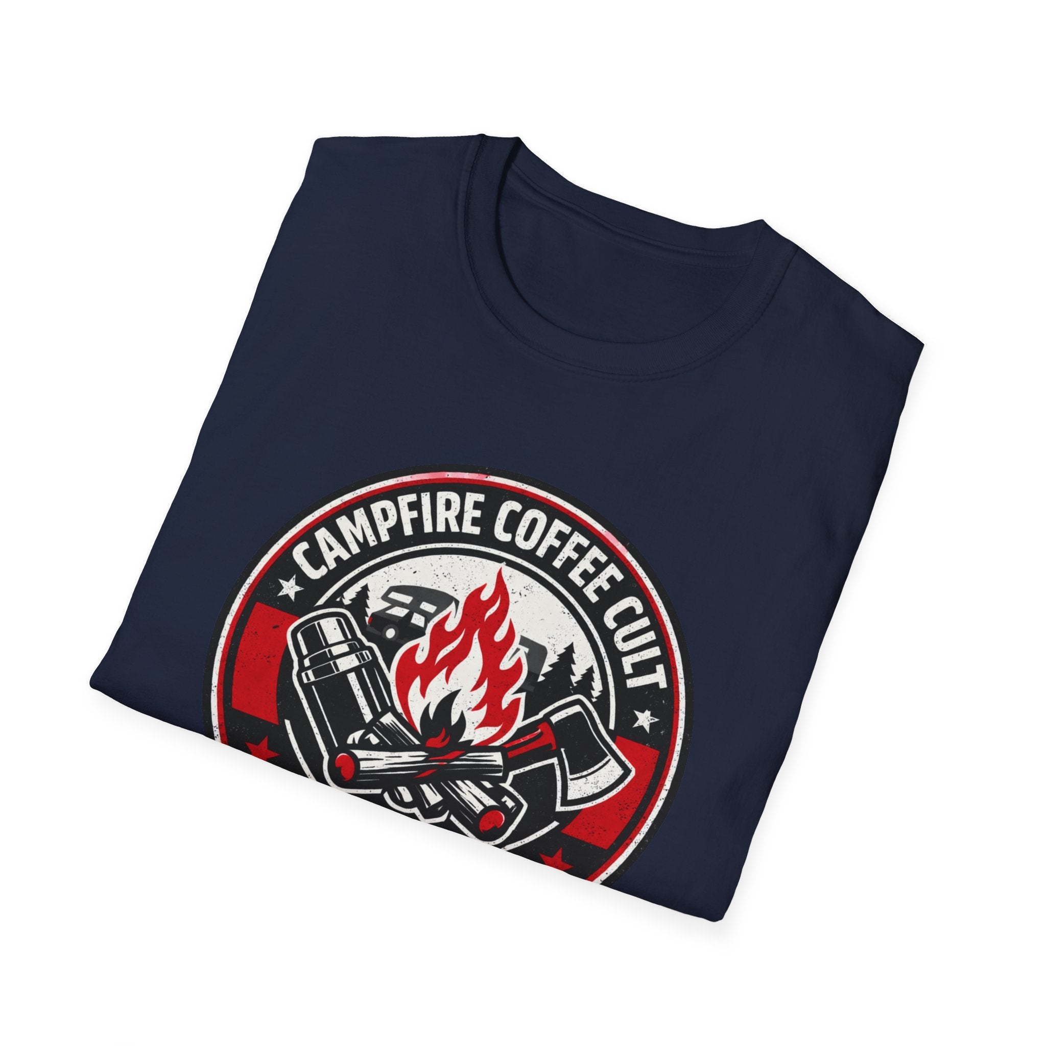 Campfire Coffee Cult Rise & Grind Emblem T-Shirt