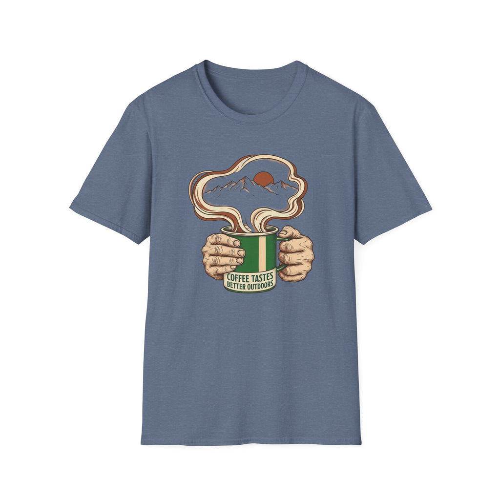 Coffee Tastes Better Outdoors T-Shirt
