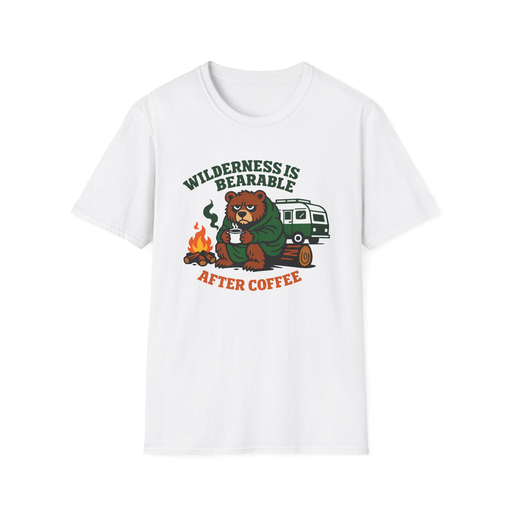 Wilderness Is Bearable After Coffee T-Shirt.png