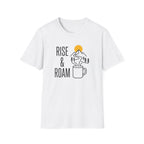 Rise and Roam Morning Mountain Mug Silhouette T-shirt
