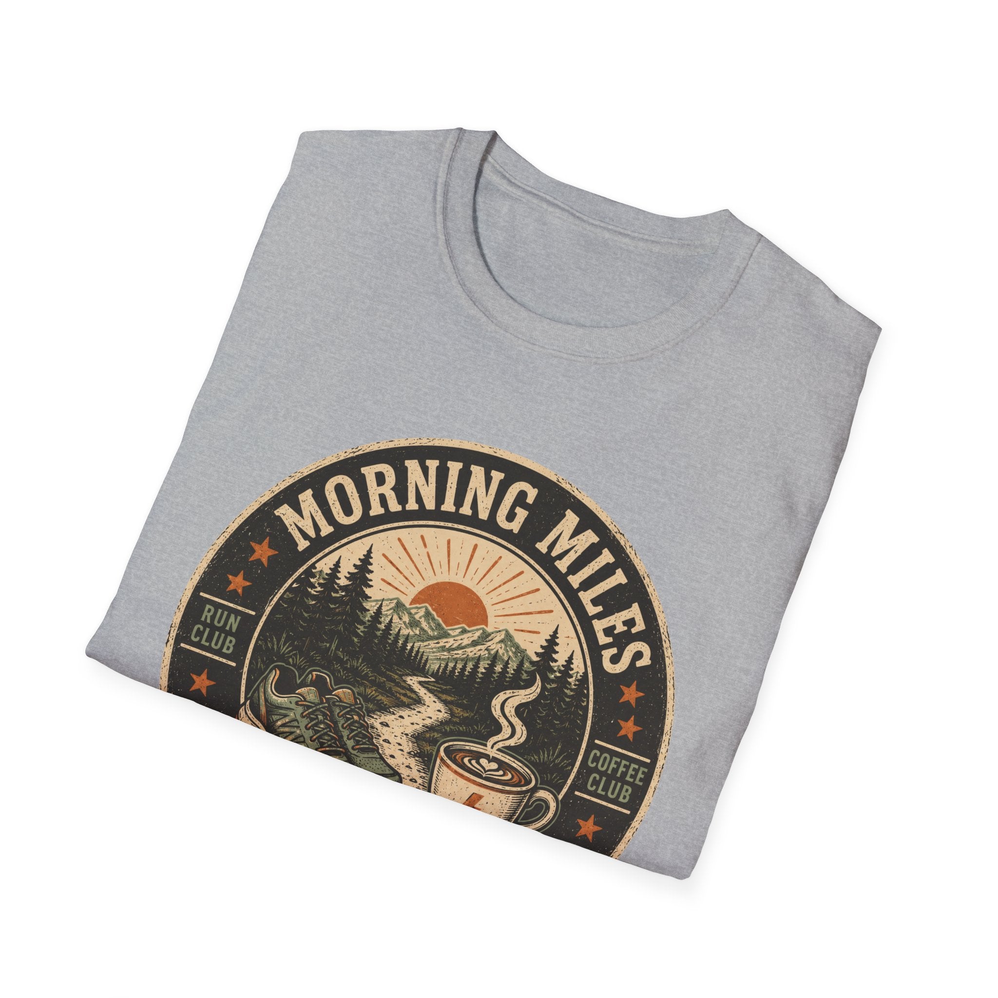 Morning Miles & Macchiaatos T-Shirt