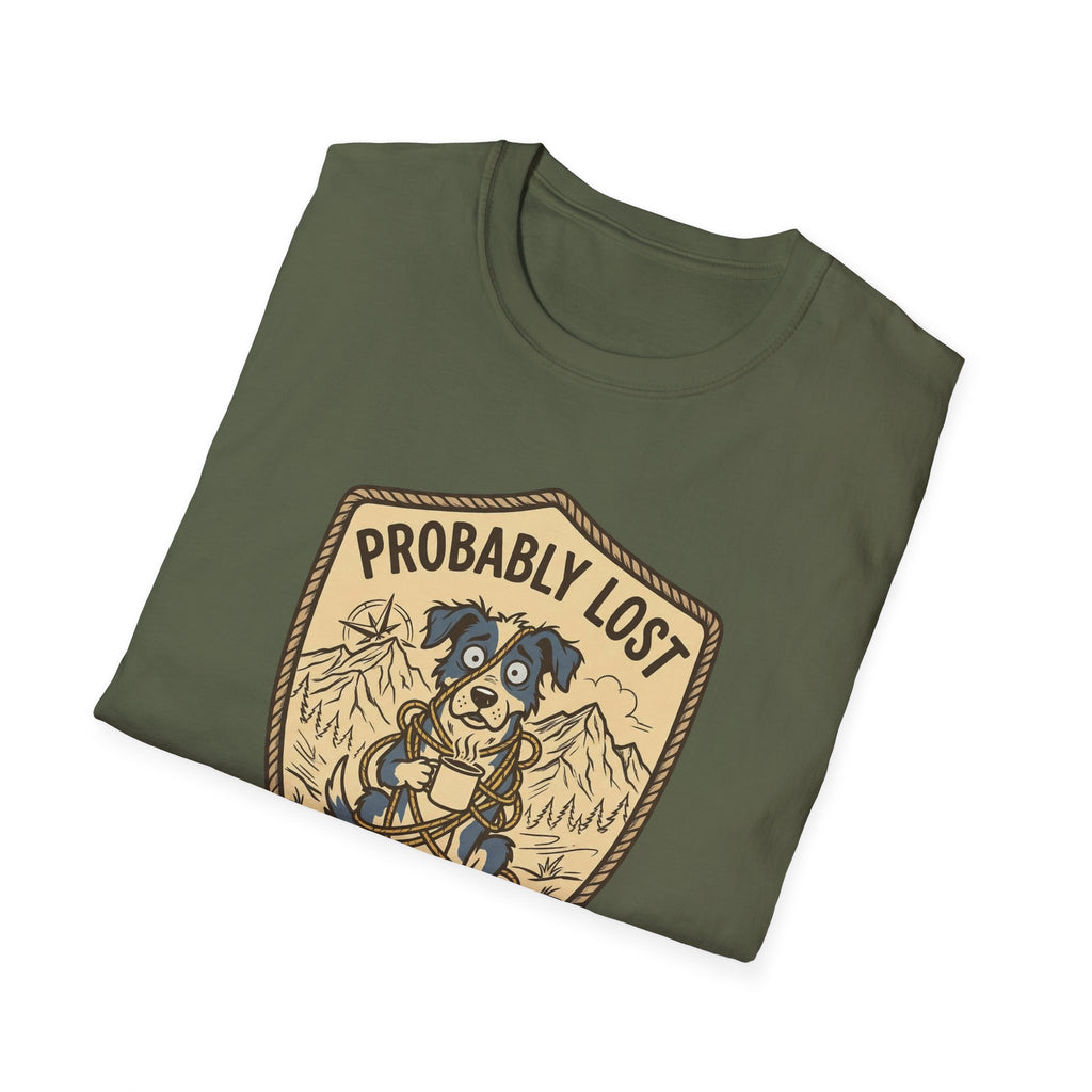 Probably Lost Coffee Dog T-Shirt
