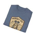 Probably Lost Coffee Dog T-Shirt