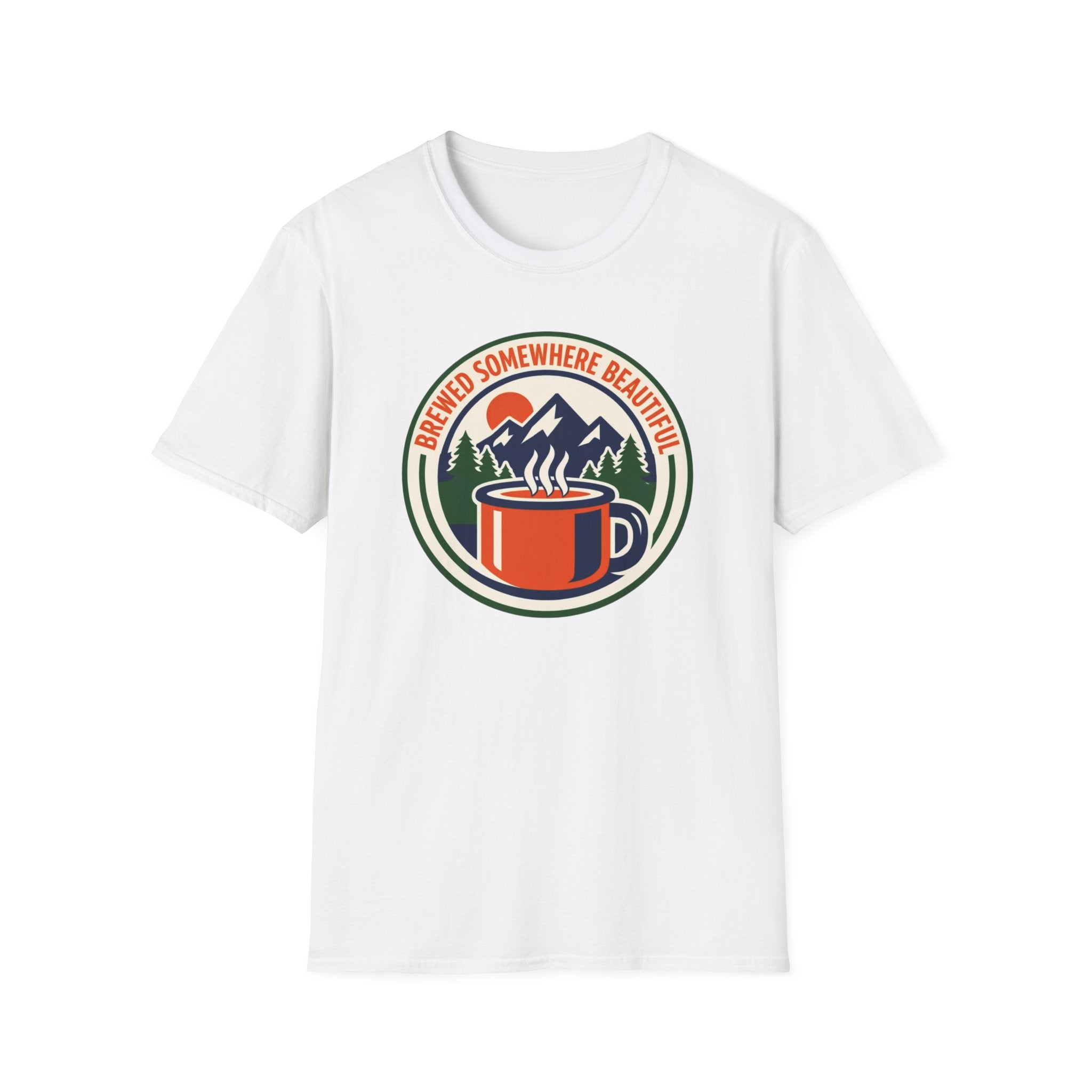 Brewed Somewhere Beautiful Emblem T-Shirt
