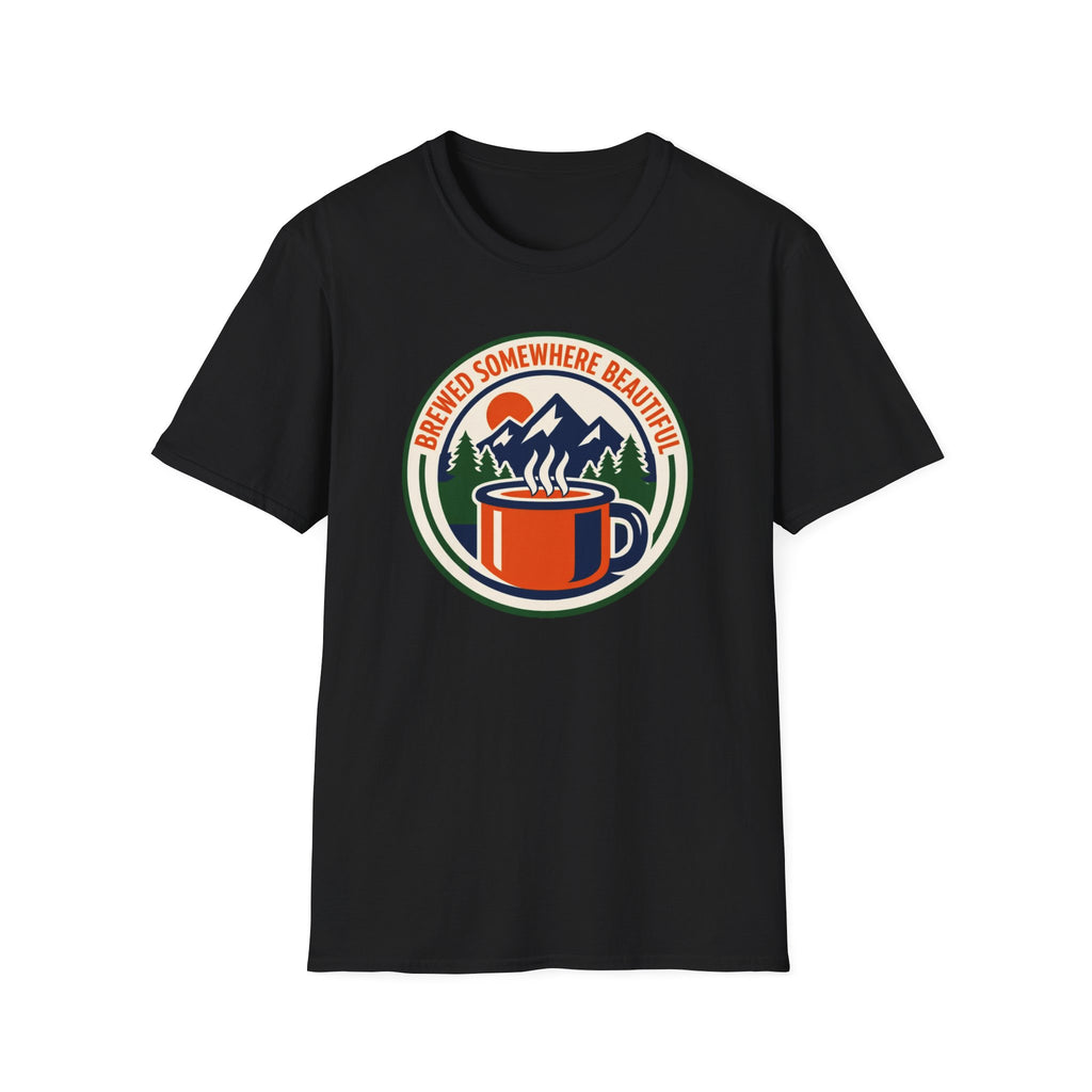 Brewed Somewhere Beautiful Emblem T-Shirt