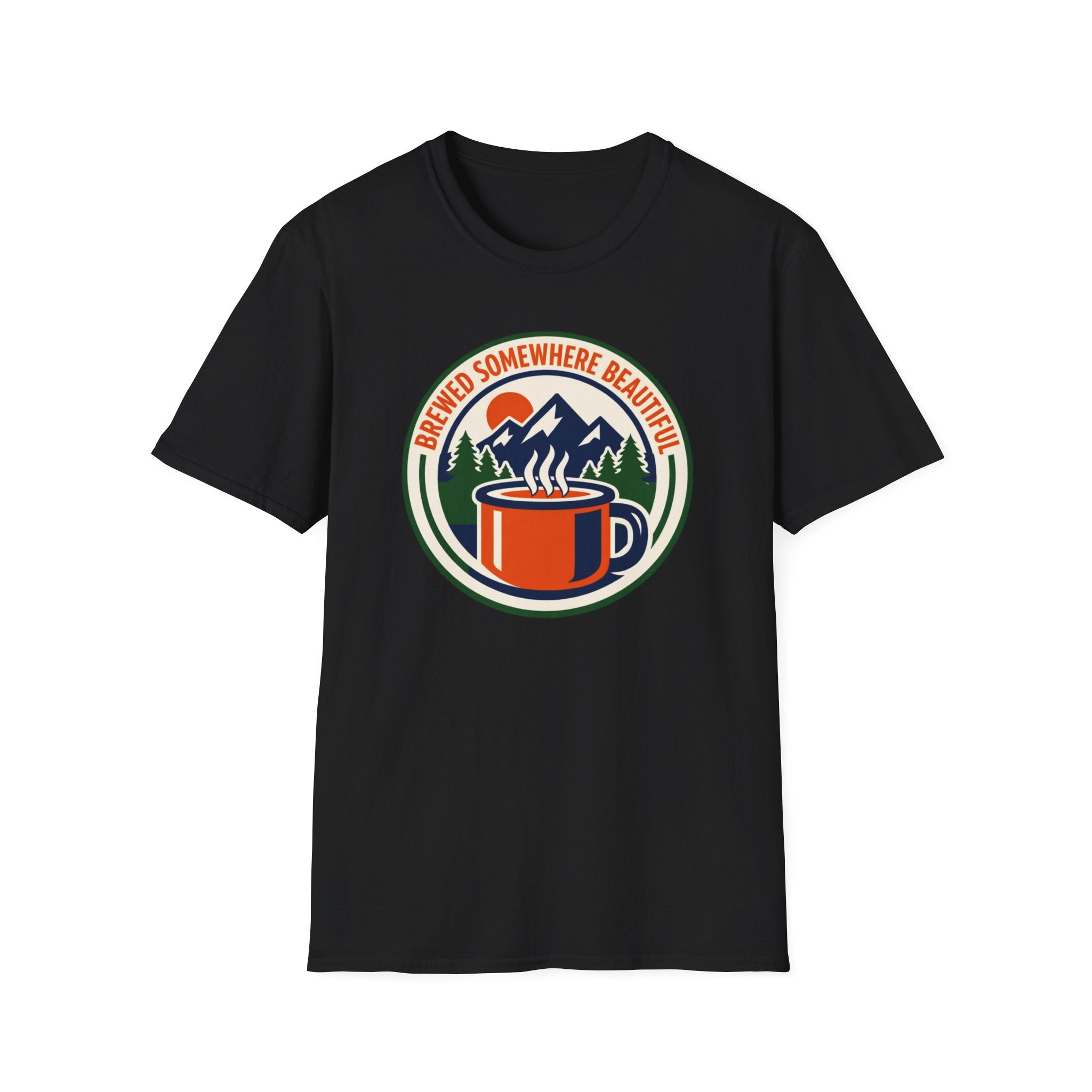 Brewed Somewhere Beautiful Emblem T-Shirt
