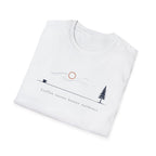 Coffee Tastes Better Outdoors Minimalism T-Shirt