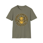 Brewed Somewhere Beautiful Coffee Pot & Tree T-Shirt