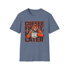 Coffee First Hike Later Funny Bear T-Shirt