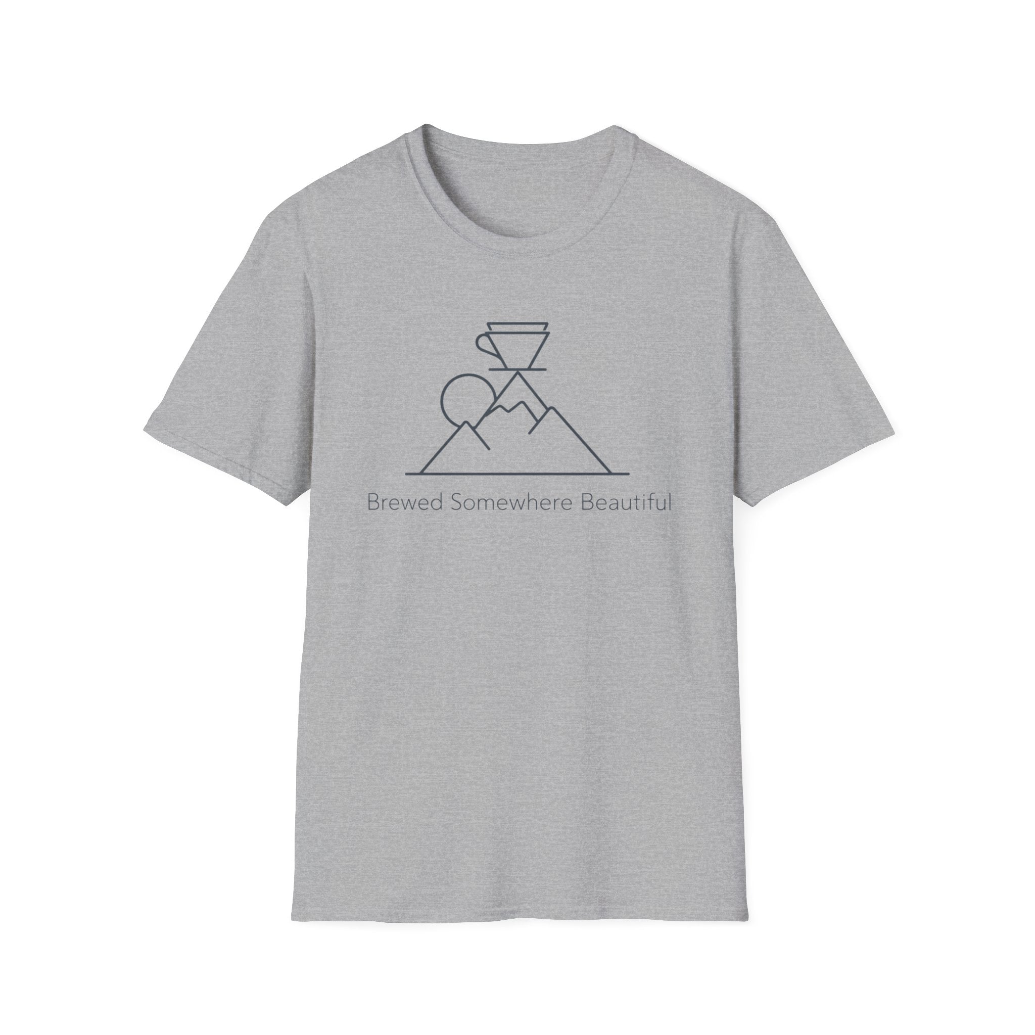 Brewed Somewhere Beautiful  T-Shirt