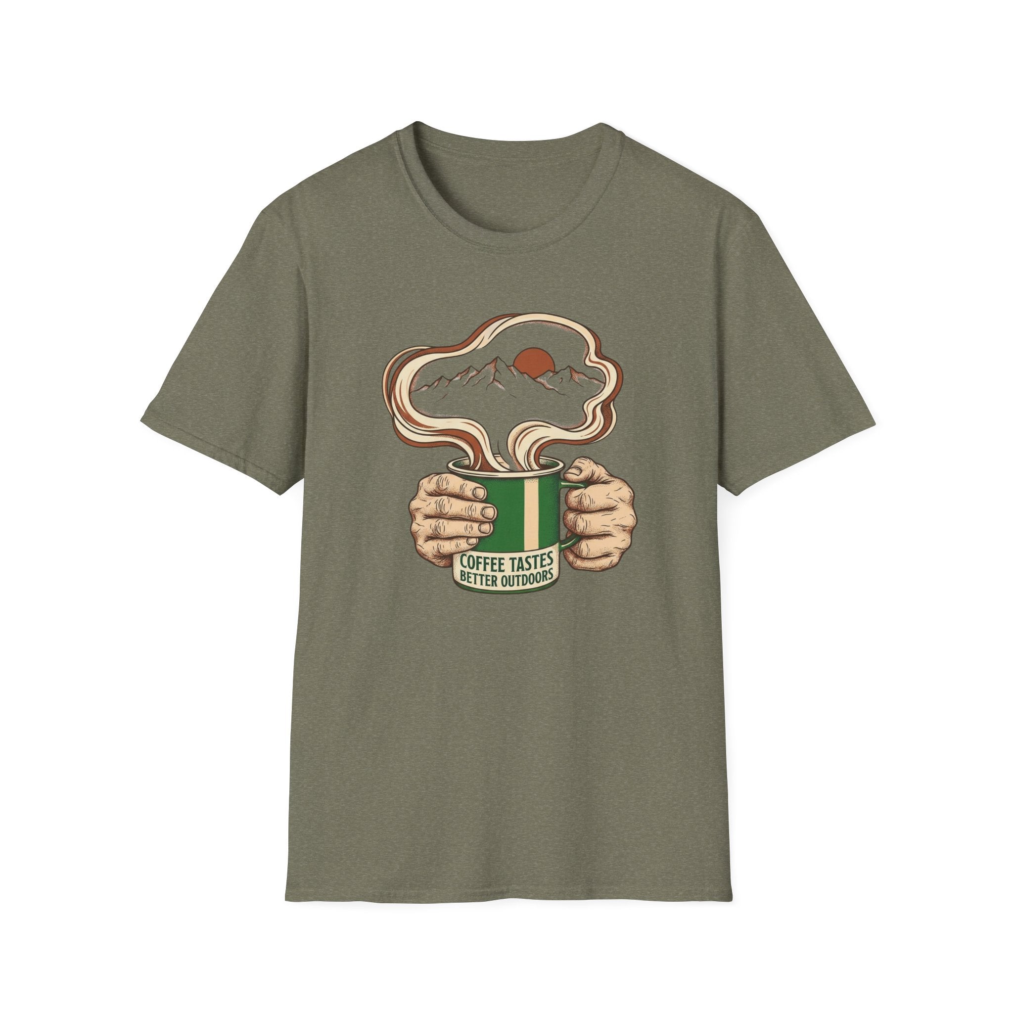 Coffee Tastes Better Outdoors T-Shirt