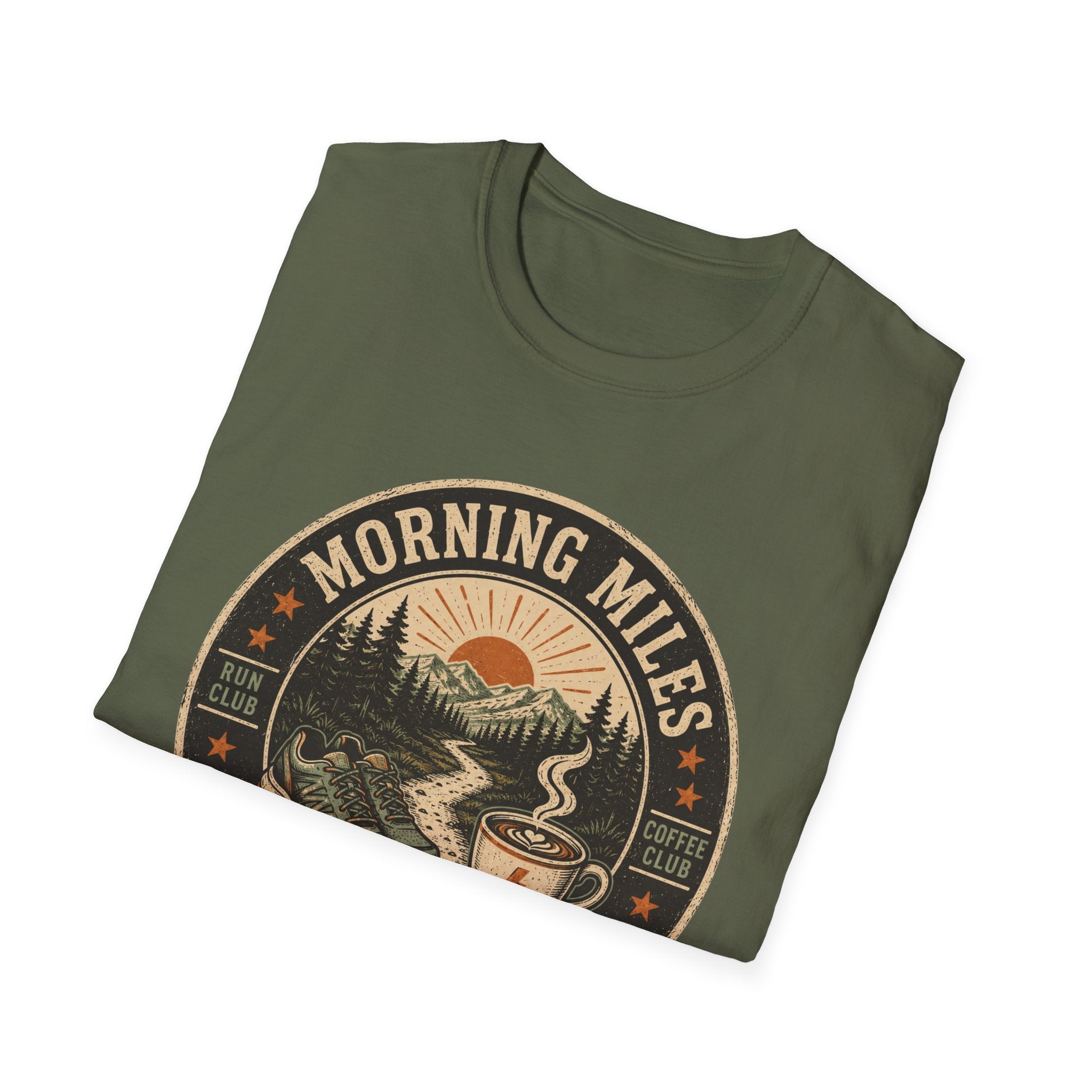 Morning Miles & Macchiaatos T-Shirt