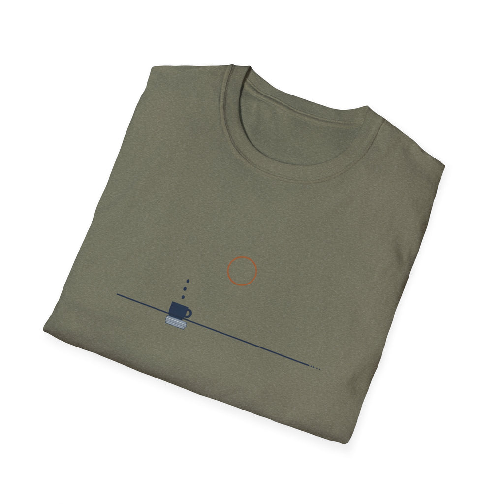 Coffee Morning Sunrise Minimalist T-Shirt