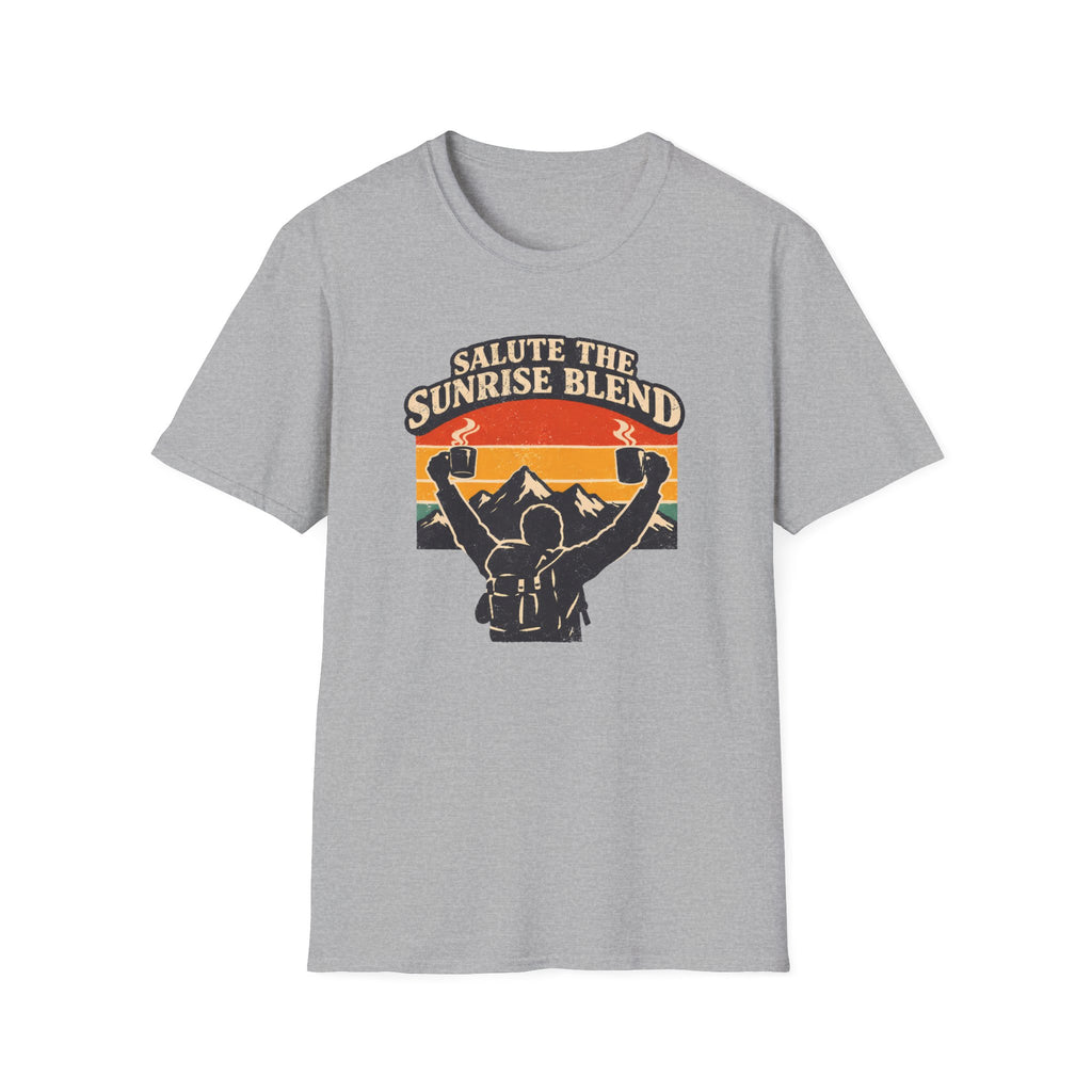 Salute The Sunrise Blend Design T-Shirt