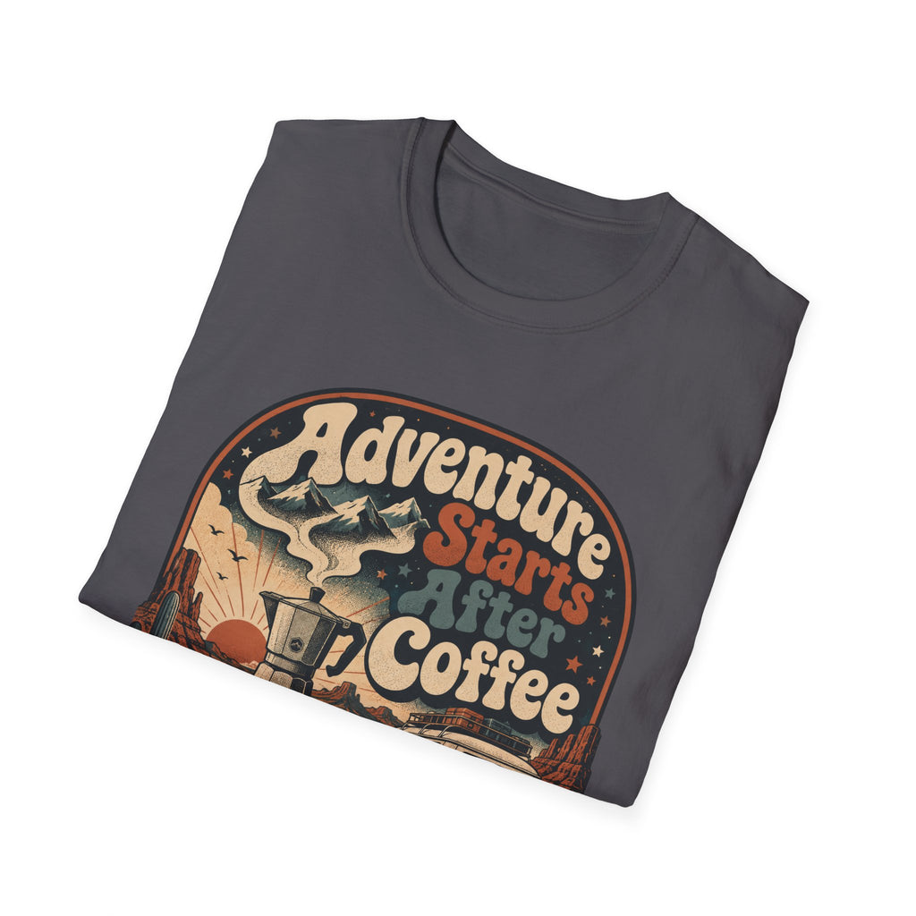 Adventure Starts After Coffee T-Shirt