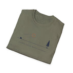 Coffee Tastes Better Outdoors Minimalism T-Shirt
