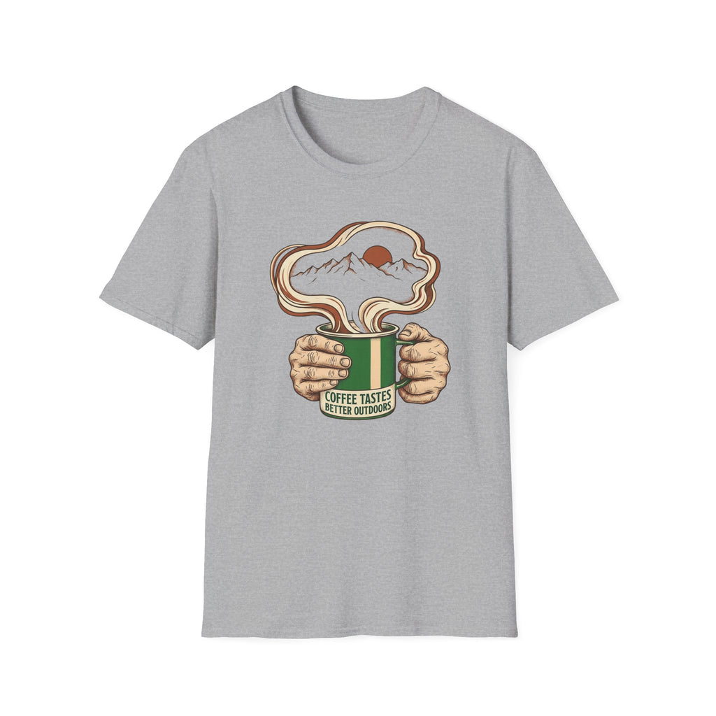 Coffee Tastes Better Outdoors T-Shirt
