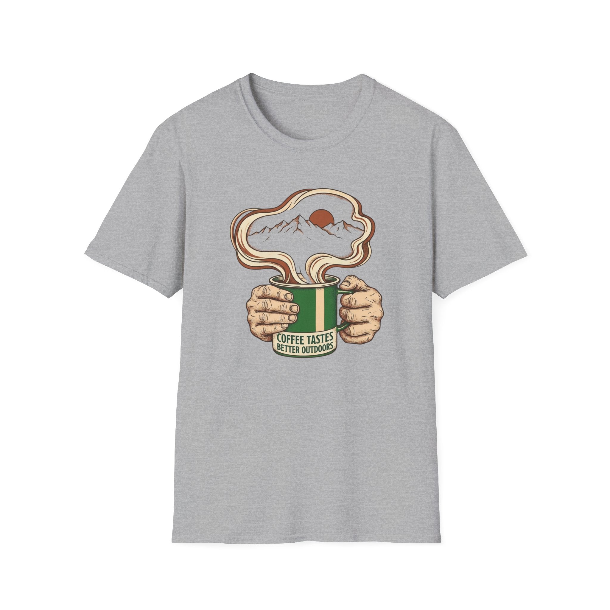 Coffee Tastes Better Outdoors T-Shirt