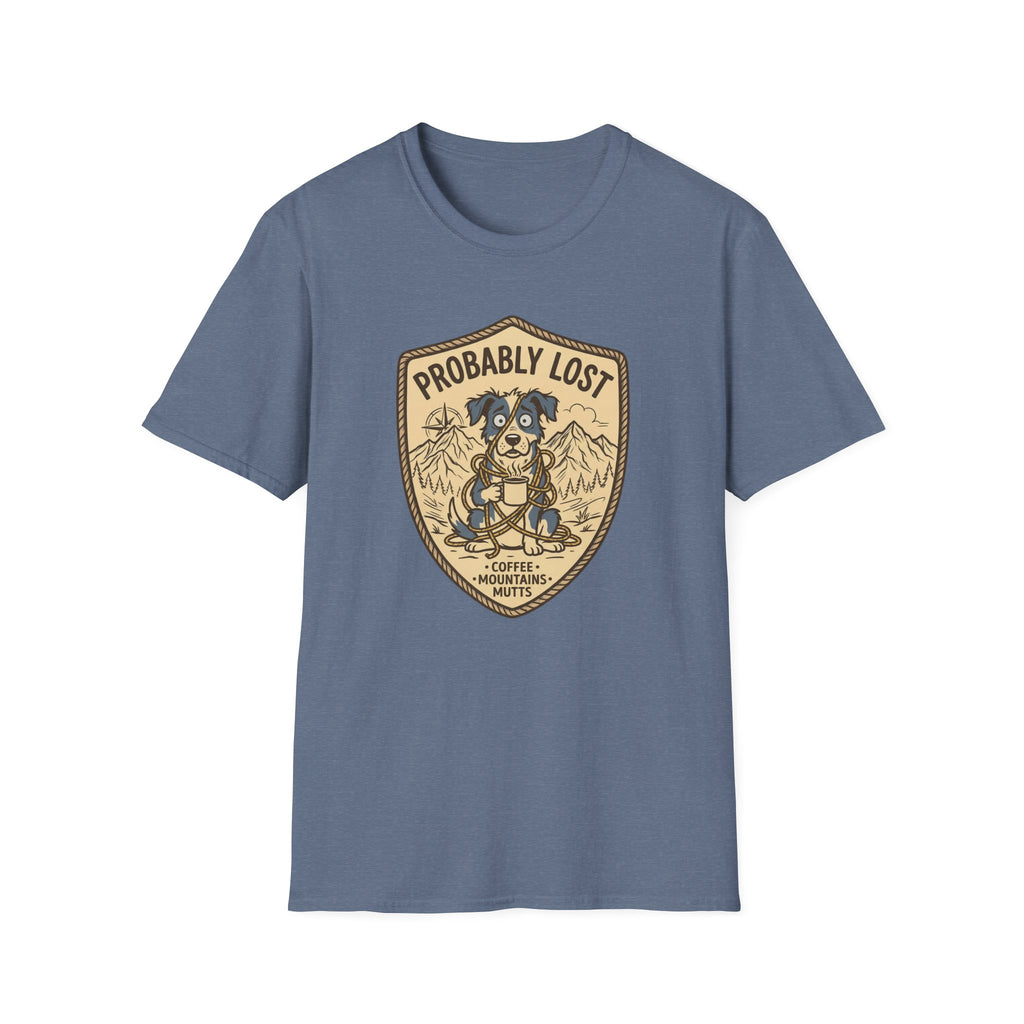 Probably Lost Coffee Dog T-Shirt