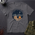 Coffee Under The Stars Cartoon T-Shirt